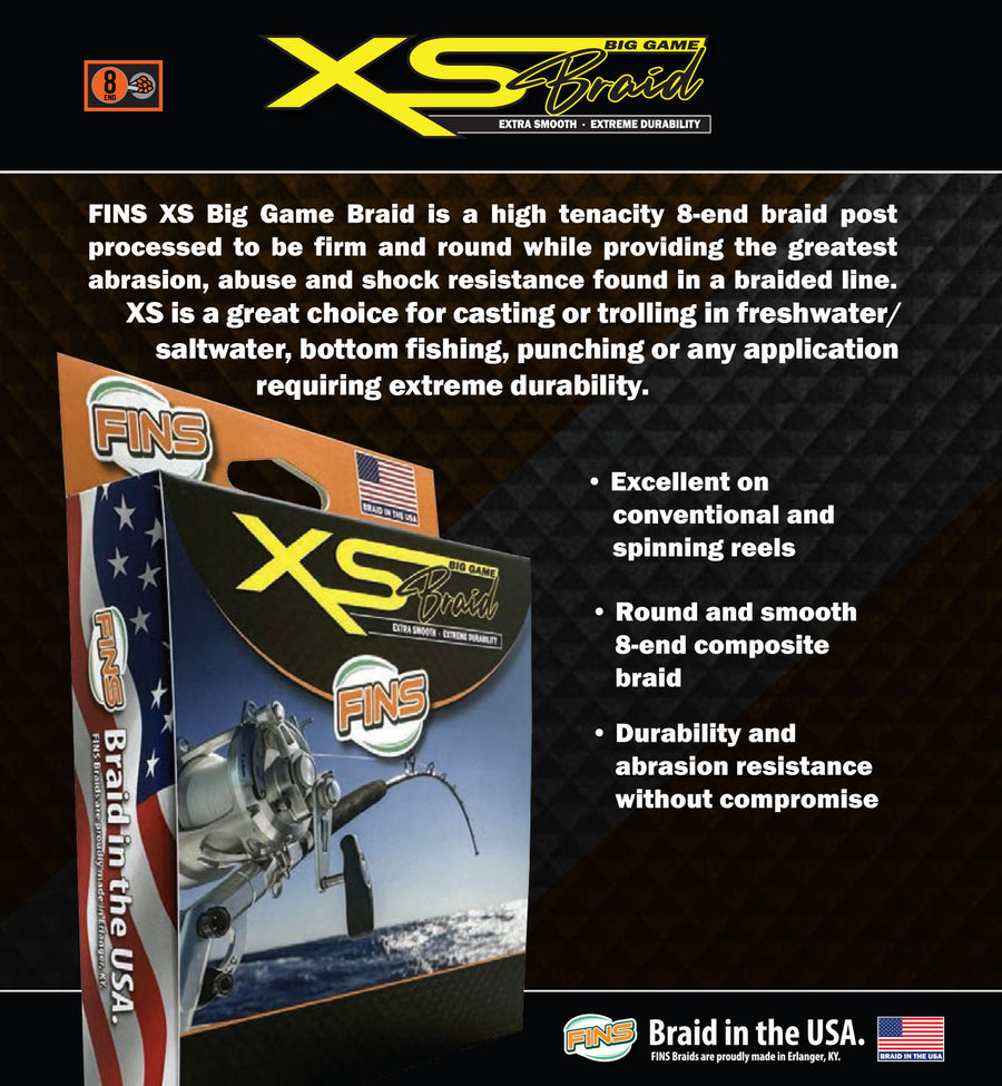 FINS XS Big Game Braid